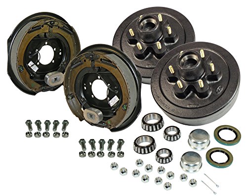 6-Bolt on 5-1/2 Inch Bolt Circle - 12 Inch Hub/Drum With Electric Brake Assembly - Pair
