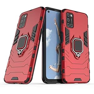 XIFAN Custodia per Oppo A52, Nuovo [Robusto] Tattico Anello Metallico Cavalletto [Funziona con Il Supporto Magnetico per… - immagine 3