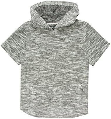 ELWOOD Curved Hem Boys Hoodie, Charcoal, Medium