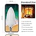 KINDEEP 1 Mode LED Flame Light Bulb, E12 Base Fire Flickering Emulation Candelabra for Decoration, 2W (1300K Warm White) Pack of 1