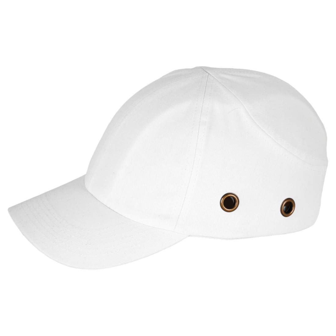 Reis Bumpcap_W Industrial Bump Cap for Head Protection, White, 54-59 Size