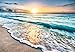 Mi Alma 3D Removable Vinyl Wall Mural Stickers Vinyl Stickers Wall Art – Wide Variety of Tropical Beaches – Easy to Apply Simply Peel & Stick – Incomparably Durable Wallpaper Ocean Sunset
