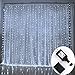 Low Voltage 24V 600 LED Outdoor Party String Fairy Wedding Curtain Light christmas xmas Home Garden Decorations (20ft Long, 10ft Drop, 8 light Modes, Cool White)