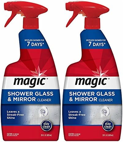 Magic Shower Glass &amp; Mirror Cleaner Trigger, 28 fl oz, Pack of 2