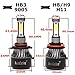 9005 H11 LED Headlight High Beam/Low Beam Combo Set For Chevy Silverado 1500/2500 HD / 3500 HD (2008-2015), 4 Sides COB Chips 48000LM High Power Car Upgrade Lights Conversion Kit