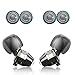 Granvela VJJB V1S High Definition Dual Dynamic Driver in-Ear Headphones with Mic for Laptop,Computer and 3.5mm Aux Music Player