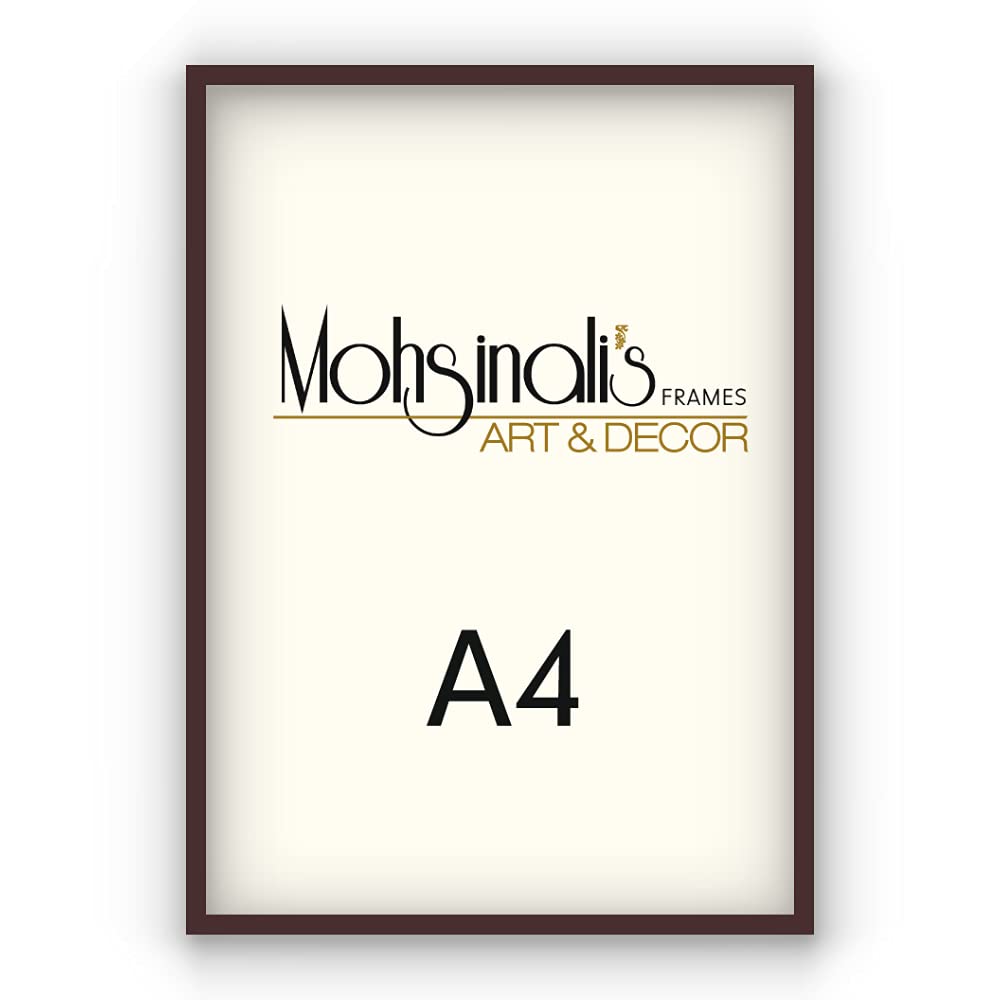 A4 Size Photo Frame, Brown (8.25" x 11.75" Photo size) Amazon.in
