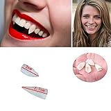 Adarl 4 PCS Dress Vampire Teeth Unisex Halloween Party Dentures Props Vampire Zombie Devil Fangs Teeth