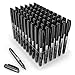ARTEZA Permanent Markers Black, Bulk Set of 60, Fine Tip, Waterproof