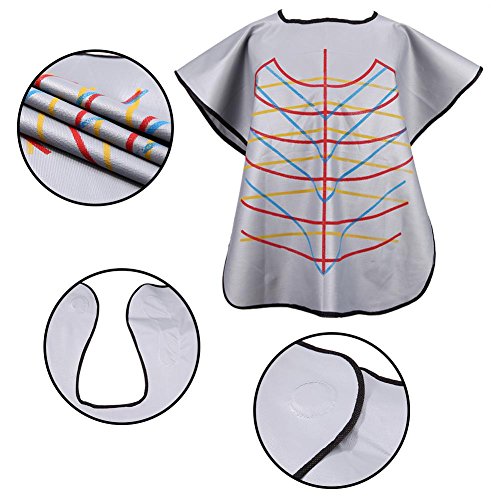 Jocestyle Waterproof Barber Hair Coloring Apron Anti Static Perm Shawl Cape Wrap​ - Thumbnail 2