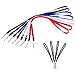 8 Neck Lanyards (Red, White, Blue, Black) and 4 Wrist Straps (Black) - for ID Cards, Cell Phones, Keys, USB Drives, Compact Cameras, Flashlights, etc - Diamond Shield Cleaning Cloth / Packaging