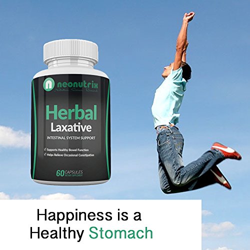 Natural Laxative Psyllium Husk Capsules Constipation Relief & Healthy