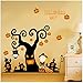 Happy Halloween DIY Wall Decal Wall Stickers Bedroom Home Window Sticker Mural Decorations for Baby Kids Room Nursery Halloween Party by Raleighsee