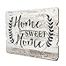 Home Sweet Home Wooden Wall Sign, Shabby Chic Farmhouse Wall Decor, Decorative Hanging Sign for Home, Kitchen, Living Room