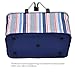 iwill CREATE PRO Blue Insulated Picnic Basket - Collapsible Ultra-Size Insulated Picnic Basket for Outdoor Picnic or Camping Use