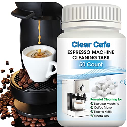 Clear Cafe Espresso Machine Cleaning Tablets Espresso Machine Cleaner