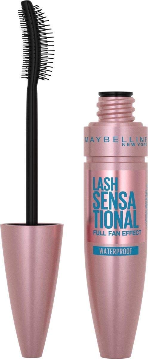 3 x Maybelline Lash Sensational Full Fan Effect Mascara Black Waterproof 9.5ml