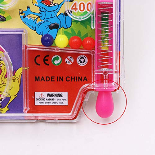 DierCosy 1 Set of Novelty Pocket Plastic Pinball Toy Funny Party Game Machine Mini Puzzle Educational Toy Random Style - Thumbnail 2