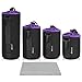 Powerextra 4-in-1 DSLR Camera Lens Case Set (S, M, L, XL) with Thick Protective Neoprene, Soft Plush, Compatible with CA, Sony, Nikon, Olympus, etc.