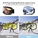 COPOZZ Ski Goggles, G2 Magnetic Snowboard Goggles, Polarized OTG UV400 Skiing Goggles for Options
