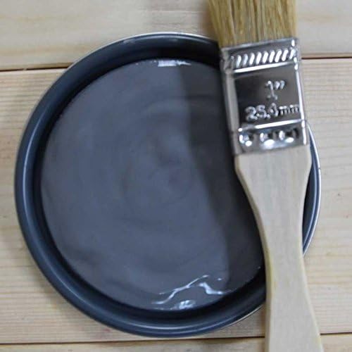 Clay Paint -Non-Toxic, Low-Odor Paint for Painting Wood, Canvas, Fabric, Ceramic and Crafts by DIYArtinabox - Grey -1 oz.