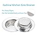 Kitchen Sink Strainer, 2 PCS Anti-clogging Sink Drain Strainer, 4.5