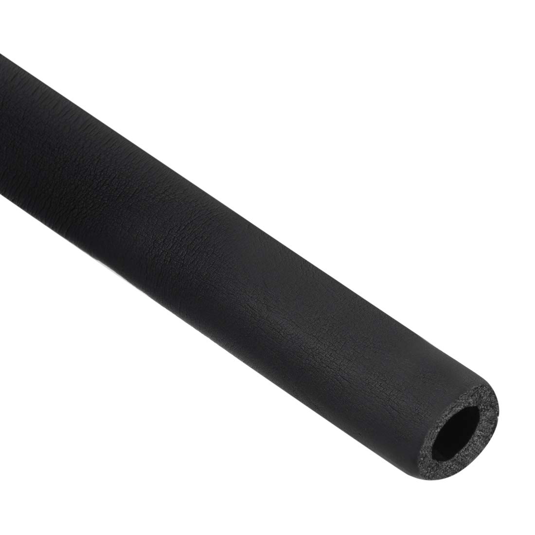 Sourcingmap Foam Hose 3/4" x 3/8" Air Conditioner Heat Insulation Pipe Black 6 Foot Length