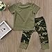 ZTICRTIO Baby Daddy's Boy Girls Clothes Short Sleeve T-Shirt Tops+ Camouflage Long Pants Outfit Set (18-24 Months, Daddy's Boys)