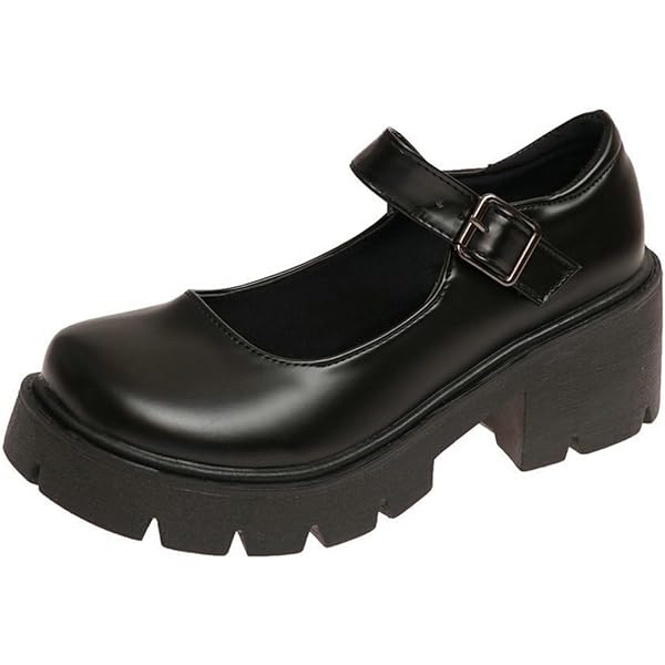 Amazon.com | Nejedaya Womens Mary Jane Platform Oxford Chunky Heel