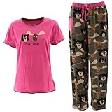 Lazy One Sleepy Head Pajama Set for Women