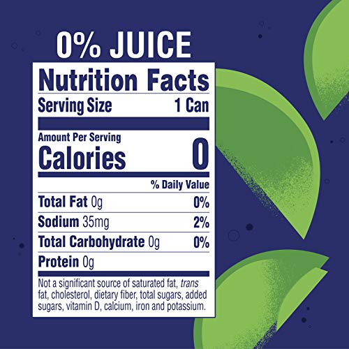 DASANI Sparkling Water Lime Zero Calories, 12 fl oz, 8 Pack