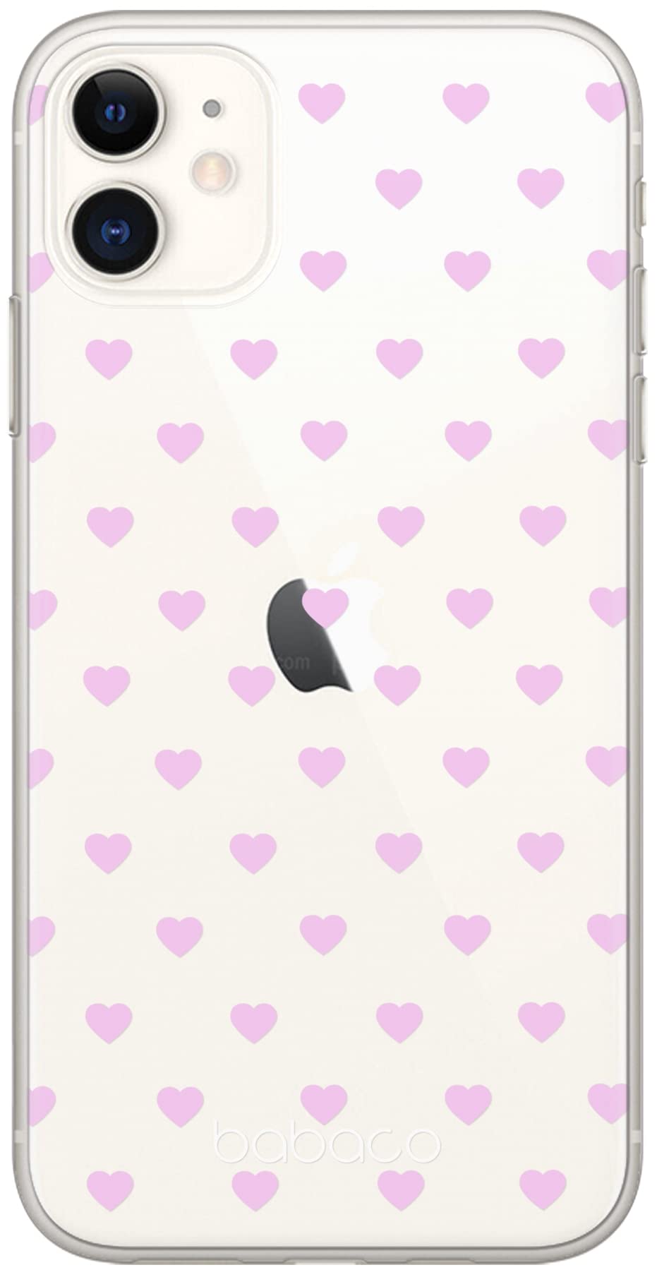 Babaco ERT GROUP mobile phone case for Huawei P20 original and officially Licensed pattern Hearts 003 optimally adapted to the shape of the mobile phone, partially transparent