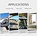 AUTOMB Car Side View Mirror Anti-Glare Film- Rear View Mirror HD Nano Anti Glare Anti Fog Rainproof Waterproof Membrane for Automobile Rearview Mirror and Side Window (Rec+Oval)