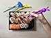 Everyday Delights Animal Training Chopstick Utensil Set / Chop Sticks (Rabbit, Flamingo, Giraffe, Dog & Elephant) for Children, Kids, Teens, Adults, 5 pairs - Cute, Eco-friendly, Reusable, Durable