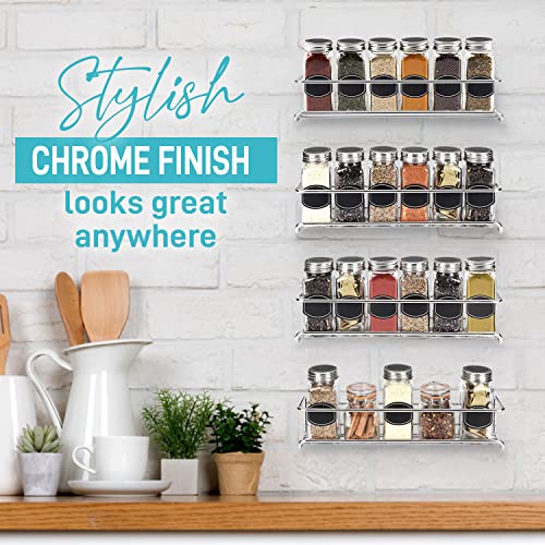Ultimate Hostess Spice Rack Wall Mount Organizer for Pantry