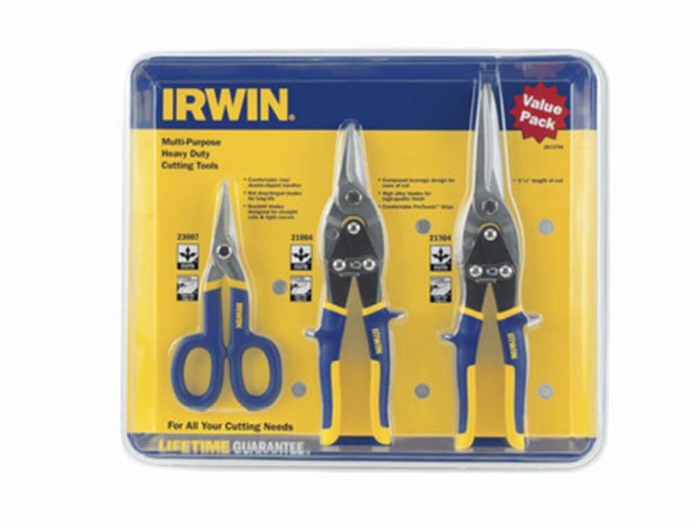 Irwin Industrial Tools 2073704 Snips Set, 3-Piece