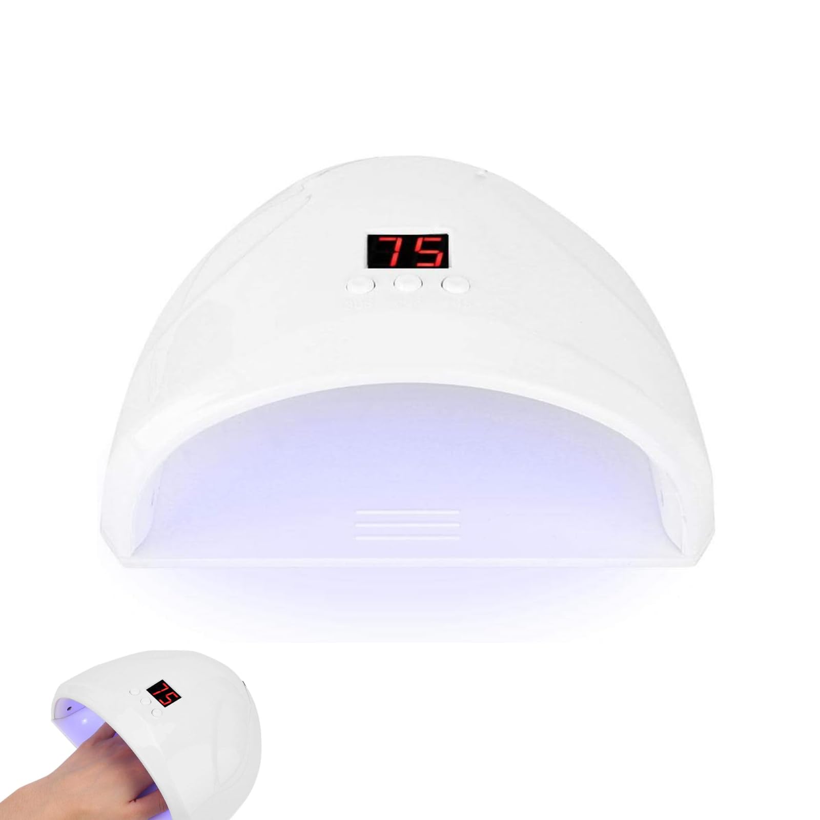 UV Gel Nail Polish Dryer, LED Manicure Lamp, Smart Nail Hardening Machine, Professional Nail Tool