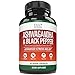 Ashwagandha Organic Capsules with Black Pepper - Best Anti Anxiety, Stress Relief, and Mood Boost Supplement for Women