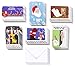 36-Pack Merry Christmas Greeting Cards Bulk Box Set - Inappropriate Offensive Winter Holiday Xmas Greeting Cards with Funny Comic Illustrations, Envelopes Included, 4 x 6 Inches