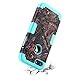 LONTECT for iPhone 8 Case, iPhone 7 Case Camouflage Tree Hybrid Heavy Duty Shockproof Case with Dual Layer [Hard PC+ Soft Silicone] Impact Protection for Apple iPhone 7/iPhone 8, Tree Camo/Teal