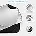 Car Windshield Sun Shade + Bonus Gift - Heat & Sun Protector, Compact Storage with Strap, Quick & Easy Installation, UV Ray Deflector | Black/Silver Sides (59