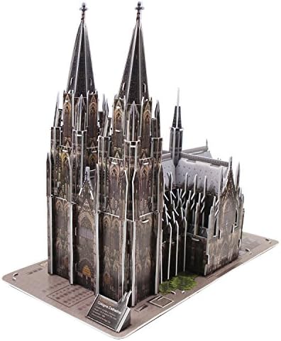 Pop Out World Cologne Cathedral Kölner Dom in Germany 3D Puzzle for Kids, Gifts, Family-Friendly, Family Activity, Home Decor, 231 pcs