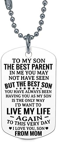 To My Son The Best Parent In Me - Love Mom - Dog Tag