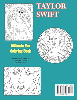 Taylor Swift Ultimate Fan Coloring Book Hailey Newton 9781945887598 Amazon Com Au Books