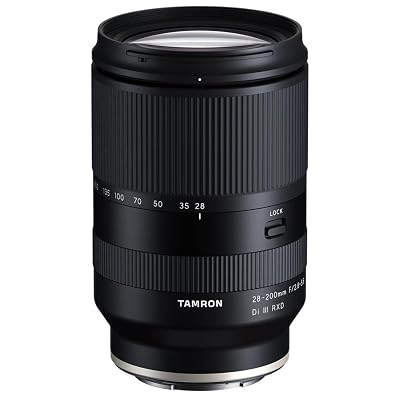 Tamron 28-200 F/2.8-5.6 Di III RXD for Sony Mirrorless Full Frame/APS-C E-Mount, Model Number: AFA071S700, Black