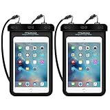 Universal Waterproof Case, MoKo [2-Pack] Dry Bag for iPad Mini Retina, Mini 2/4, Galaxy Tab 2/3/4/5, Tab E 8.0, Tab A 7.0/8.0, LG G Pad III 8.0, Nexus 7(FHD) & Other Tablets up to 8.3