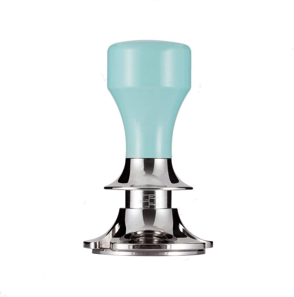 58.5mm Barista Coffee Tamper for Coffee and Espresso Calibrated Pressure Tamper Suit Different Doses or Baskets Adjustable Depth with Ergonomics Handle (Color : Blue)