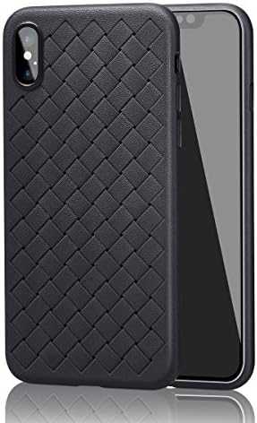 Eartonx Creative Design Slim Fit Protection and Premium TPU Soft Case[Support Wireless Charging] Compatible for iPhone X (5.8") (Black)