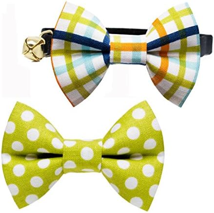 Business Cat Bow Tie - 2 Piece Set with Breakaway Collar
