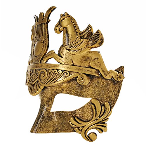 Glod Butterfly Women and Roman Men Mask Masquerade Couples Mask for Venetian - Thumbnail 4